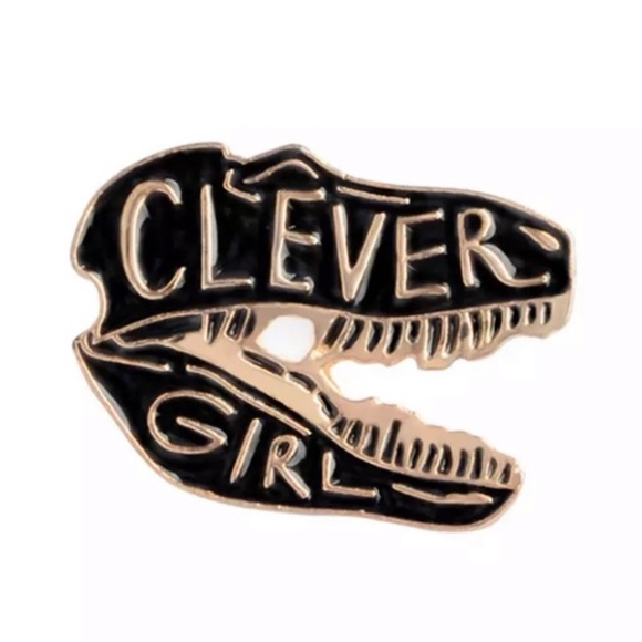 8/$40 Jurassic Park Clever Girl Raptor Enamel Pin - Picture 3 of 5